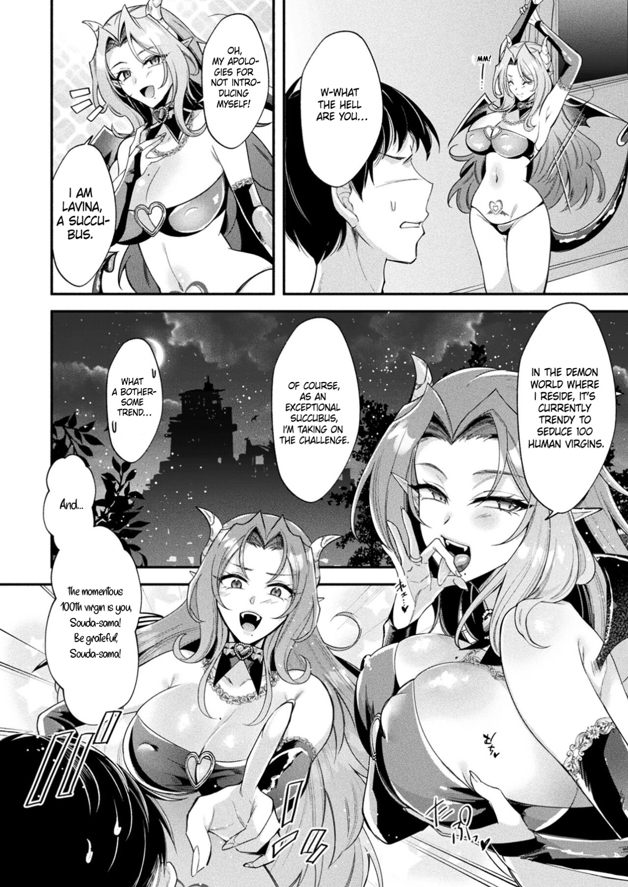 Hentai Manga Comic-The Temptation of a Feisty Succubus ~Charm Bitch~-Read-2